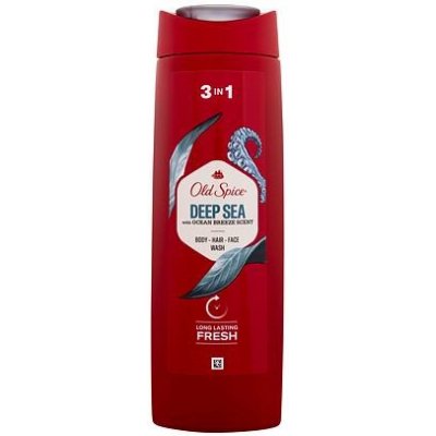 Old Spice Deep Sea sprchový gel na tělo, vlasy a obličej 400 ml pro muže