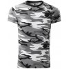 MALFINI CAMOUFLAGE 144 / Maskáčové unisex tričko - camouflage gray M