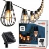 Solárna záhradná girlanda LED reťaz svetelná 20x žiarovky loft SuperLED