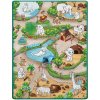 Ricokids RK-344 Penová podložka na maľovanie 120 × 92 × 0,3 cm + fixky, Zoo