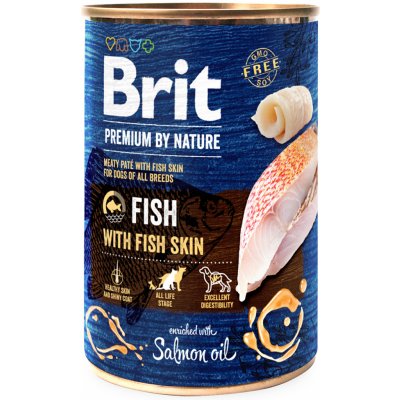 Brit Premium by Nature konzerva Fish with Fish Skin 400 g
