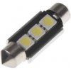 LED sulfid SV8,5 / 39mm / 12V - biela 3xSMD CanBus (2ks)