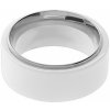 MPM-TIME Keramický prsteň 6582 (veľkosť 60-61) - bielo-striebornej farby - SRI.6582.. W size60-61