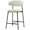 Hector Barová stolička Fresno buklé krémová