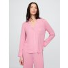 Ružová dámska pyžamová košeľa GAP ružová GAP 1200133410304