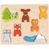 Goki Vkladacie Puzzle Zvieratá Z Lesa