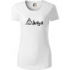 Harry - Always - Dámske tričko z organickej bavlny Origin (GOTS) - XS ( Biela )