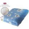 DRYBED Premium Vet Bed Veselé Oblaky svetlomodrý 150 x 100 cm