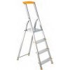 Schodiky ALVE EUROSTYL HOBBY 1945, 5 stupienkové, h-980, s poličkou, nosn. 150 kg