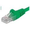 PremiumCord sputp02G patch UTP, RJ45-RJ45, level 5e, 2m, zelený