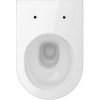 Cersanit Inverto závesná wc misa StreamOn 52 x 35,5 cm + pomaly-padajúce sedátko, Biela, S701-432