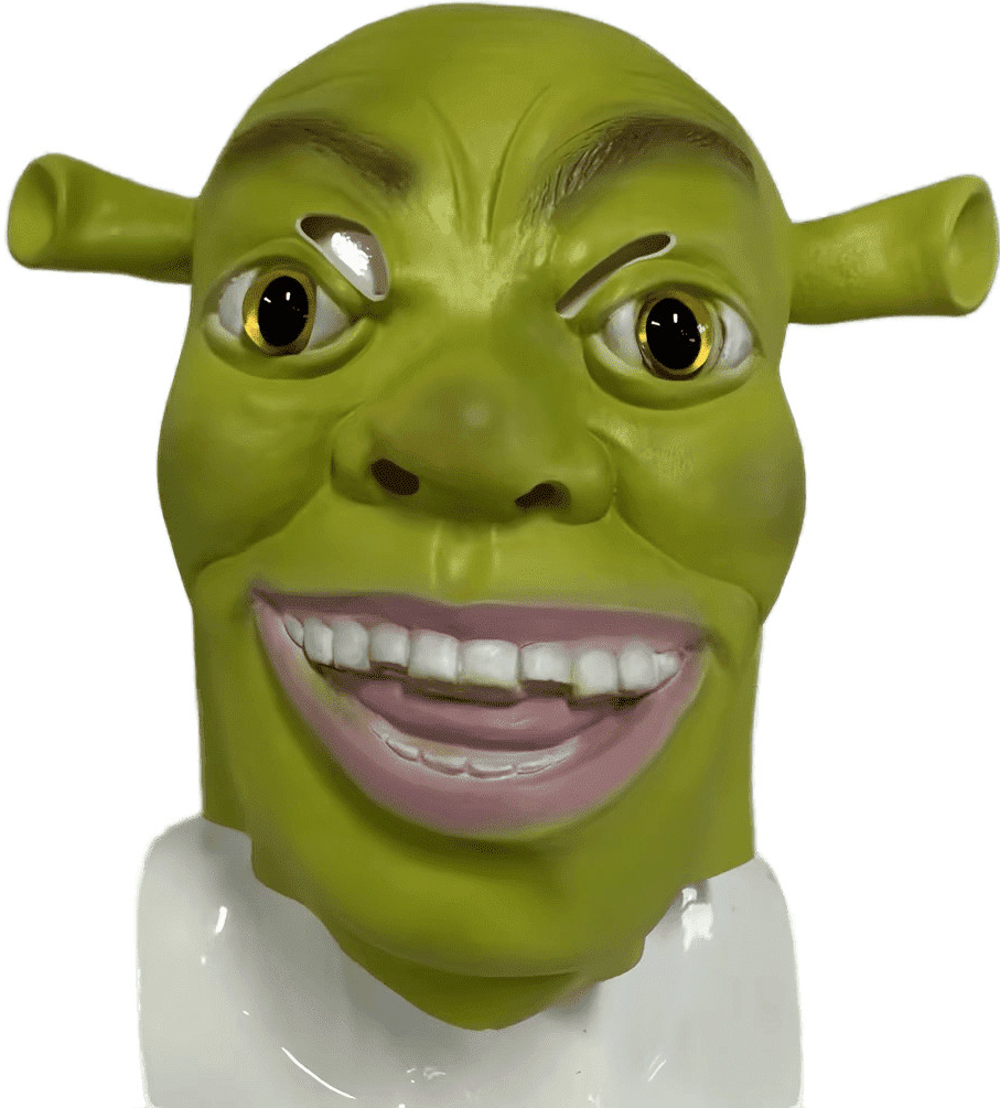 Shrek maska na tvár