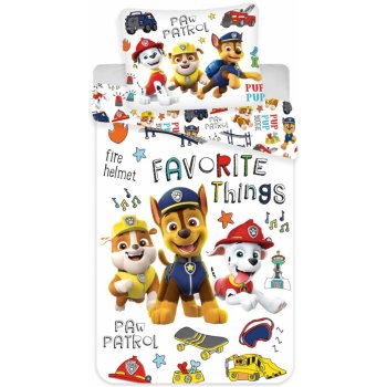 Jerry Fabrics obliečky Paw Patrol Favorite Bavlna 140x200 70x90