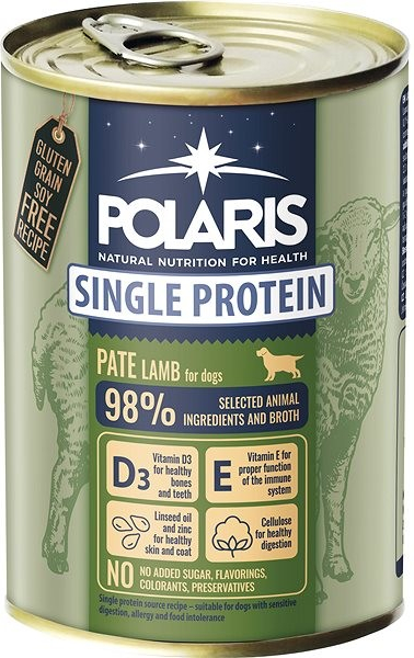 Polaris Single Protein Adult Paté jahňacia 400 g