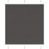 Plisovaná roleta čierna 115x100 cm Šírka látky 114,4 cm