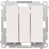 Vypínač trojitý Simon 55 modul biela matná