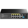 CUDY 8-Port 10/100M PoE+ Switch with 2 Uplink Ports (FS1010P)