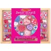 Melissa & Doug - Drevené korálky - Srdce 120+