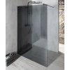 Gelco VARIO walk-in 90 cm dymové sklo čierna (Sprchová zástena walk in Gelco VARIO)