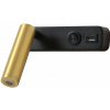 IMMAX GOAL USB + vypínač, LED, 3W, černá/zlatá (08280L)