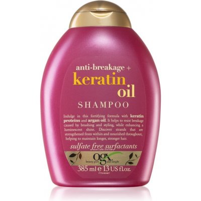 OGX Keratin Oil posilňujúci šampón s keratínom a argánovým olejom 385 ml