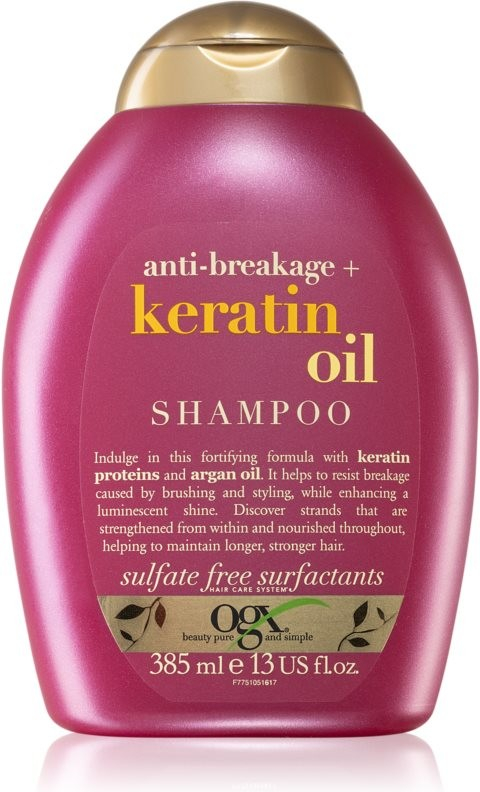 OGX Šampón proti lámaniu vlasov keratínový olej 385 ml od 8,84 € -  Heureka.sk