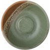 Bloomingville Paula miska z kameniny zeleno oranžová 572 ml - Bloomingville Kameninová miska Paula Green