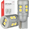AMiO LED žiarovky CANBUS T10 W5W 12 SMD 3030 White 12V 24V -04243