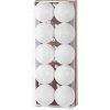Strend Pro Gule MagicHome Vianoce,10 ks, biele, na vianočný stromček, 6 cm