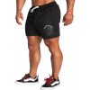 Gasp R1 MESH SHORTS BLACK/WHITE – šortky Gasp čierno-biele Velikost: XL