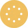 Bosch Brúsny papier EXPERT C470 s 8 otvormi pre excentrické brúsky, 125 mm, zrnitosť 120, 5 ks 2608900807