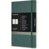 Moleskine Zápisník Professional mäkké dosky A5 tmavo zelený číslované strany