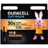 Alkalická batéria Duracell AA (R6) 8 ks