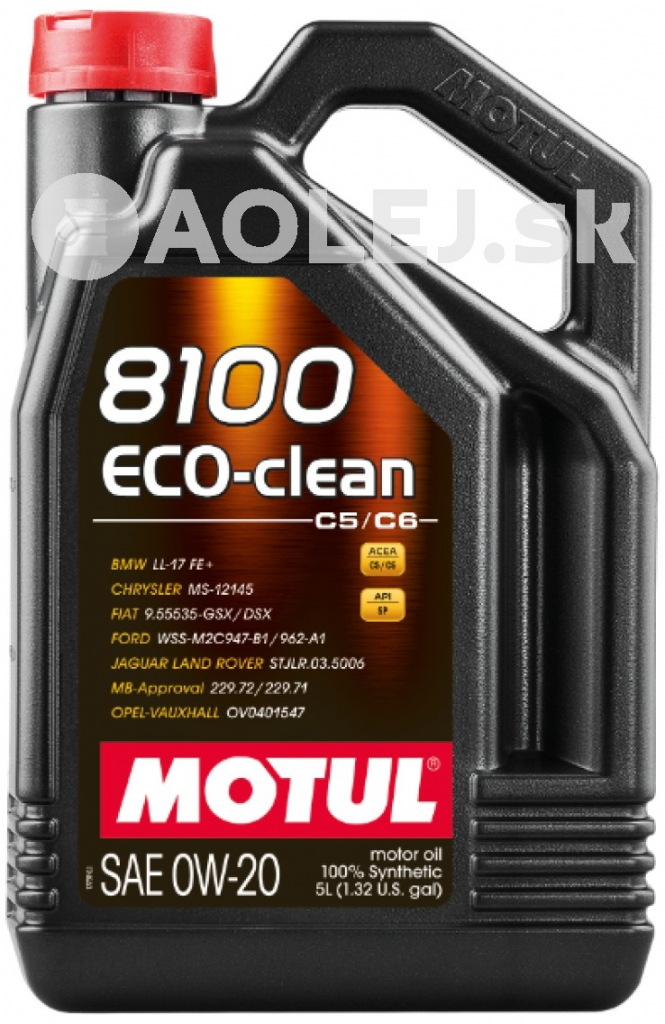 Motul 8100 ECO-CLEAN 0W-20 5 l