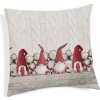 Obliečka na vankúš Červení Škriatkovia 40x40 cm Made in Italy