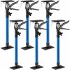 tectake 402614 6 nastaviteľných podperných stojok dverí, 51 až 115 cm - modrá
