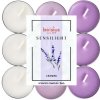 Bolsius Sensilight Čajové 9ks Lavender trojfarebné, vonné sviečky - VÝPREDAJ