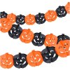 Halloweenská girlanda – tekvice, 3 metre