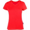 Hrm Dámske tričko z organickej bavlny HRM202 Red 5XL