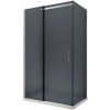 MEXEN/S - OMEGA sprchovací kút 130x90, grafit, chróm 825-130-090-01-40