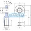 SKF SILA 60 ES-2RS kĺbová hlavica