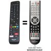 Predátor Hisense H50U7A, H65A6500 náhradný diaľkový ovládač iného vzhľadu