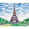 Zuty – Maľovanie Podľa Čísel – Eiffelova Veža A Modré Nebo, 40 × 50 cm, Plátno 8596530081685