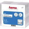 Hama CD Slim Double Box, obal na 2 cd/dvd, priehľadný, balenie 10 ks (cena za balenie) - HAMA 51274