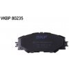 Sada brzdových platničiek, vždy 4 kusy v sade SKF VKBP 80235 (VKBP80235)