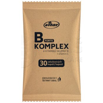 Vitar B-KOMPLEX FORTE + vitamín C 60 kapsúl od 4,07 € - Heureka.sk