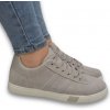 Dámske semišové tenisky WANESA sivé