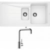 Blanco SONA 6 S biela 519855 + Blanco MILI chróm 519413