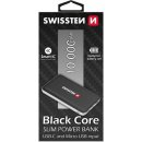 Swissten Black Core Slim Power Bank 10000 mAh