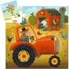 Djeco The tractor 16 dielov